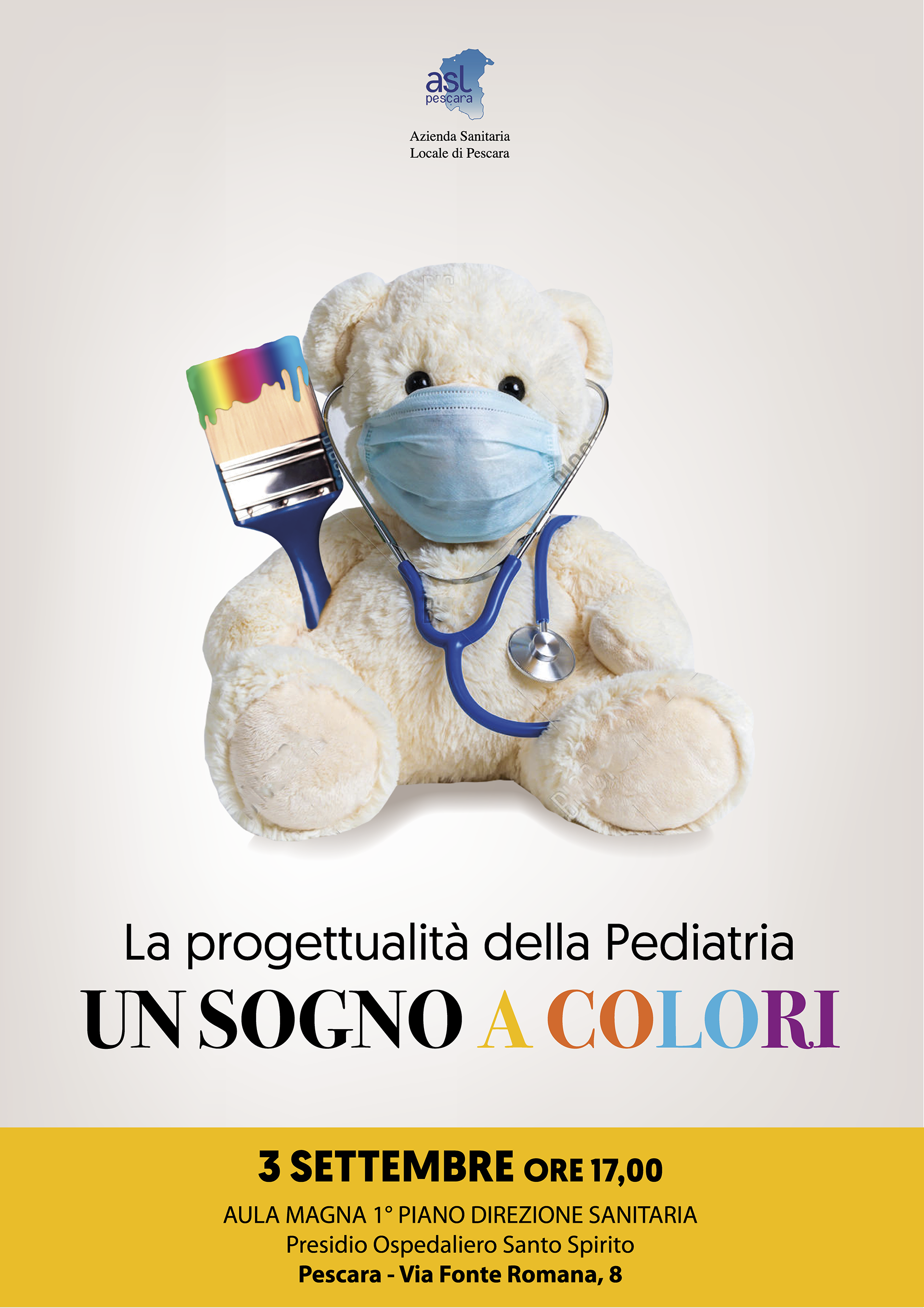 Ideazione Locandina progetto di pediatria.