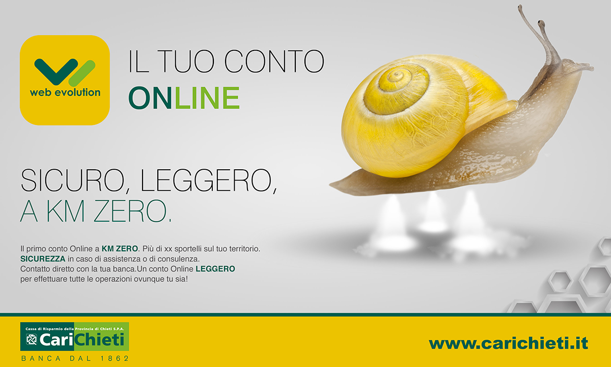 Campagna ADV 'Conto online'.